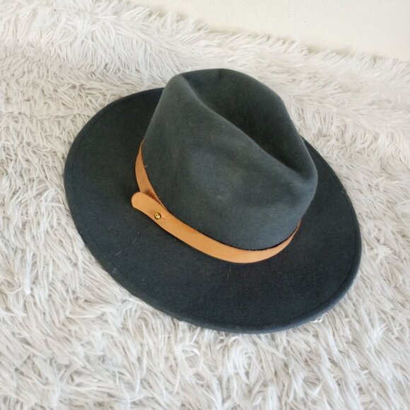 Lack of Color Free People Rocco Hat Wool CHARCOAL GRAY SIZE S-M - Picture 6 of 10